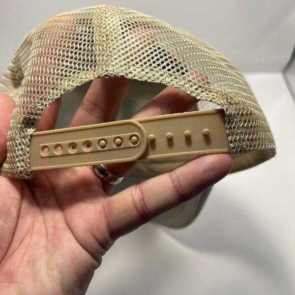 Pickleball Club USA Corduroy Snap Back Tennis Baseball Cap Tan Adjustable - Picture 3 of 7